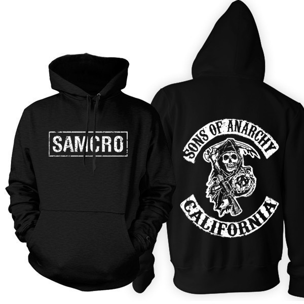 2021 High Quality Screen Printed Sons of Anarchy Samcro Fleece Sweatshirt  Hoodie Pullover | Wish