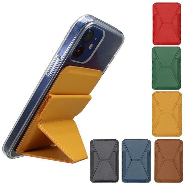 Leather Wallet With Hide Stand Case For Magsafe Apple IPhone