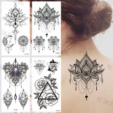 art, lotustattoosticker, Tattoo sticker, Stickers