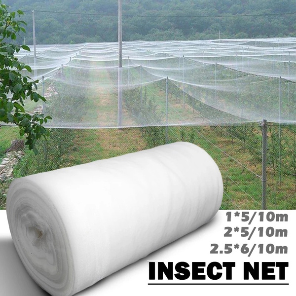 53.8-269SQ.FT 60 Mesh Net Garden Protection Net Mist Net Bird Net Nylon  Plastic Net Greenhouse Vegetable Insect Net