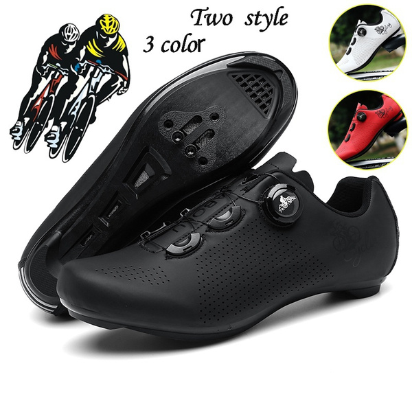 High Quality Men Cycling Shoes All Black Bicycle Shoes Women Unisex ...