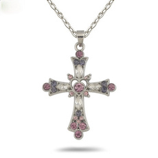Valentines Gifts, Fashion, Anniversary Gift, Cross necklace