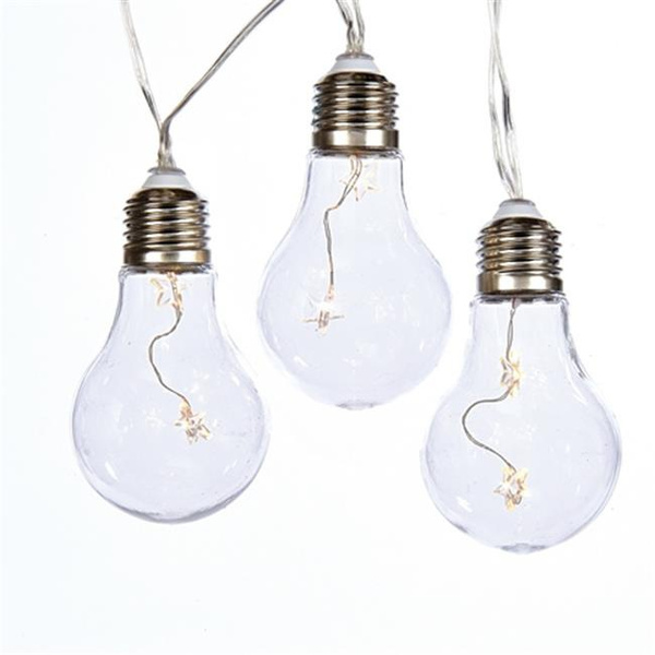 4 in. Warm White Edison Bulb Fairie Light Set of 5 Wish