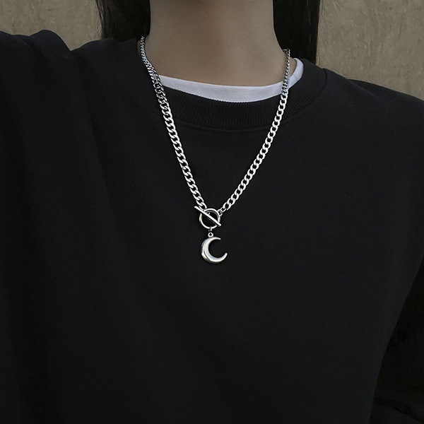 Mens 2025 moon pendant