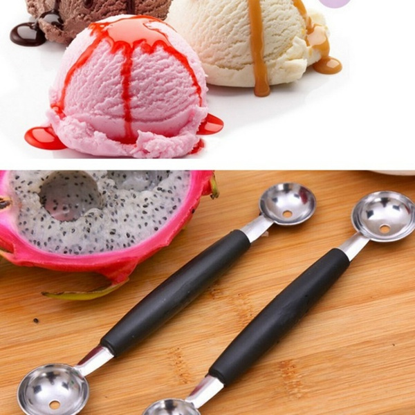 Melon Ball Scoop Fruit Spoon Ice Cream Sorbet Steel Cooking