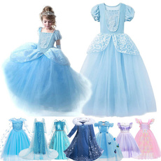 Blues, kids clothes, Princess, Cosplay Costume