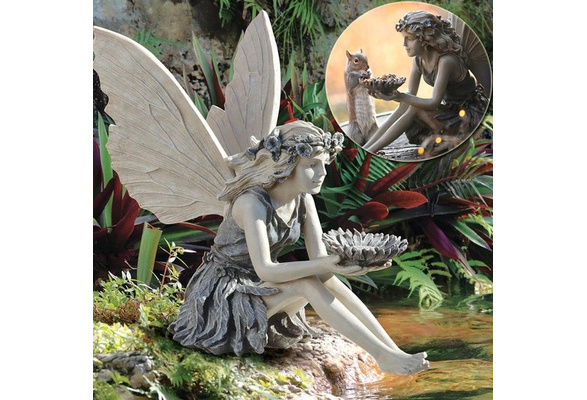 Decorative Bird Pillows Flute Fairy Statue Garden Figures Resin Craft  Landscaping Yard Decoration Miniatures Home Decoraive Accessories Outdoor  230505 From Zhi10, $13.45