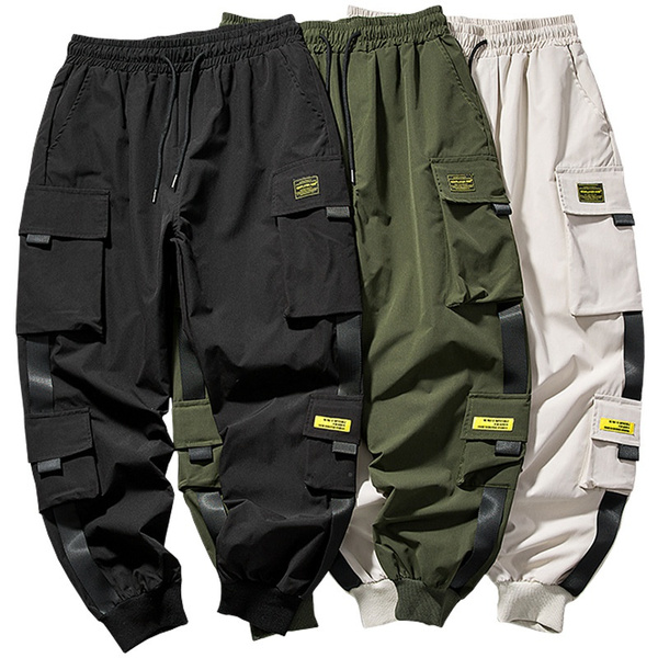 Cargo Pants Men Streetwear Hip Hop Pants Mens Joggers Pants Casual