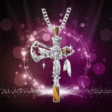 crystal pendant, necklaces for men, Cross necklace, fashion pendant