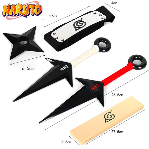 Kit ninja Naruto Kunai Naruto Shuriken Bandana Névoa Kisame +