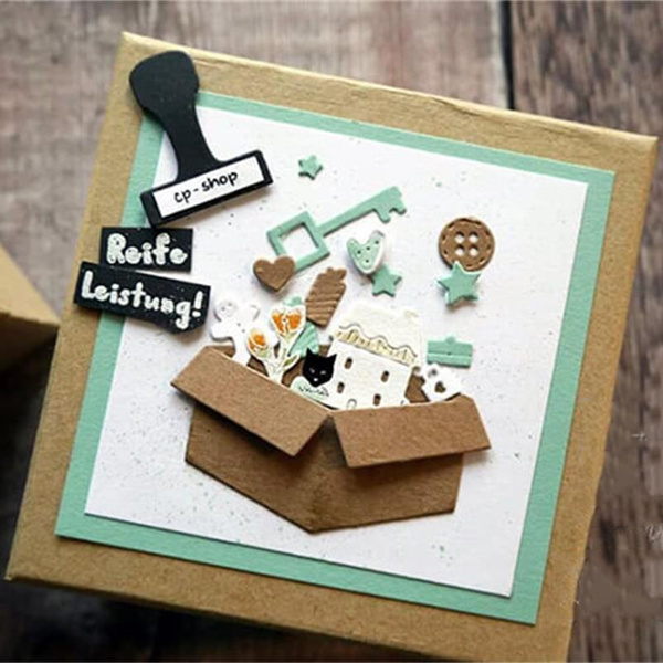 Box Metal Cutting Dies Stencils for DIY Scrapbooking/photo Album Stamps ...