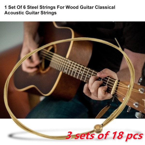 6pcs 1 6 E B G D A E Rainbow Colorful Firm Copper Alloy Guitar Strings Set for Acoustic Guitar Equipment Yo