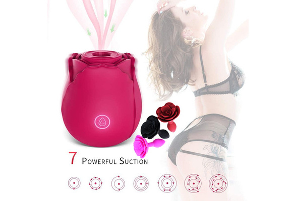 Rose Shape Toy For Women Intimate Exotic Washable Waterproof Rechargeable Rose Flower Toy For Women With 7 Gears Rose Suction | Wish Rose Shape Toy For Women Intimate Exotic Washable Waterproof Rechargeable Rose Flower Toy For Women With 7 Gears Rose Suction | Wish