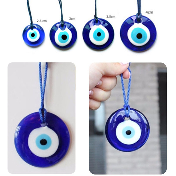 Fashion Turkish Greek Evil Blue Eye Pendent Turkish Talisman Lucky Gift Car Home Amulet Greek
