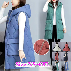 padded, Vest, hooded, Invierno