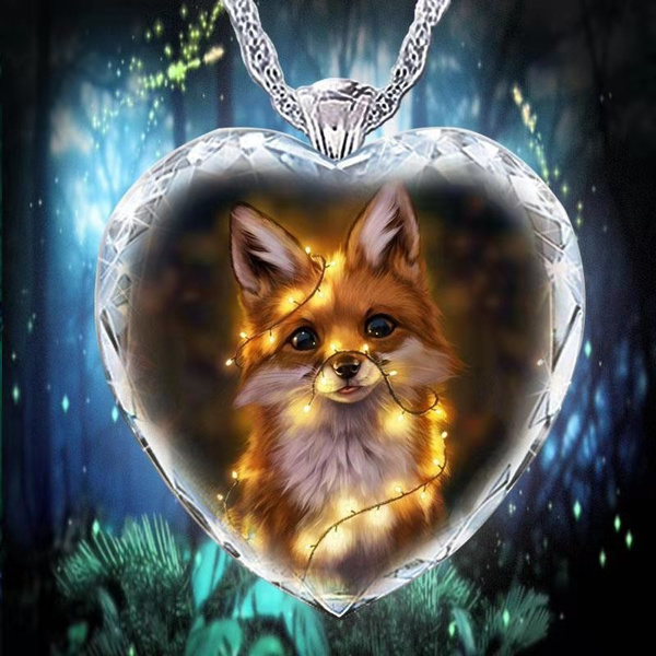 Fox Necklaces For Women Fox Gifts 925 Sterling Silver Red Fox Pendant  Necklace