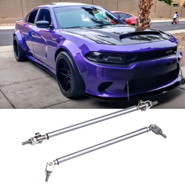 For Dodge Charger SRT Hellcat Bumper Lip Splitter Rods Strut Rod Tie