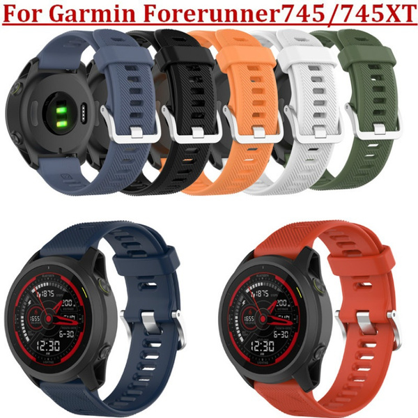 Quality Silicone Smart bracelet strap Band For Garmin Forerunner745/745XT  Watch Replacement for Garmin Forerunner 745 Wrist