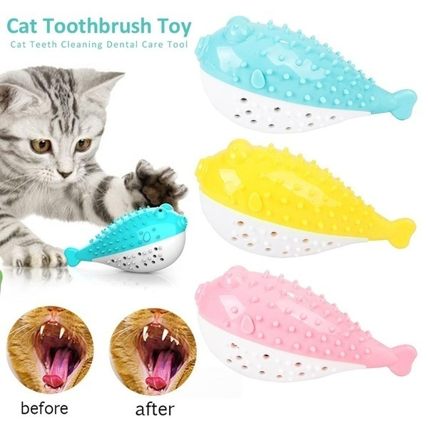 Cat teeth cleaning clearance toys