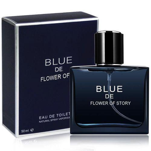 Deep Blue Aquatic Woodiness Perfume Cologne Spray - Long