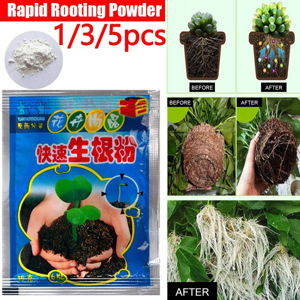 1/3/5 Bags Fast Rooting Powder Bonsai Plant Growth Regulator Hormone