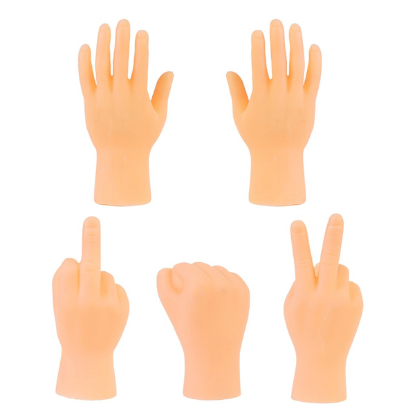 Super Tiny Fake Hands (Pack of 5)