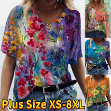 blouse, Plus Size, Women Blouse, summer t-shirts