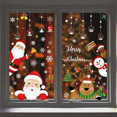 windowdecal, christmaswindowdecal, christmasdecal, Glass