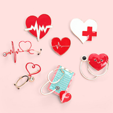Heart, doctornursepin, studentpin, Jewelry