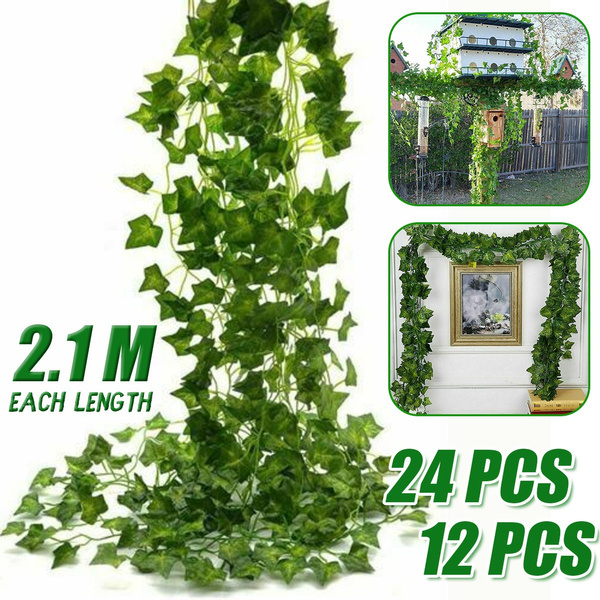 2.1m Artificial Ivy Leaf Plants Hanging Wedding Garland Fake Foliage Home Decor 