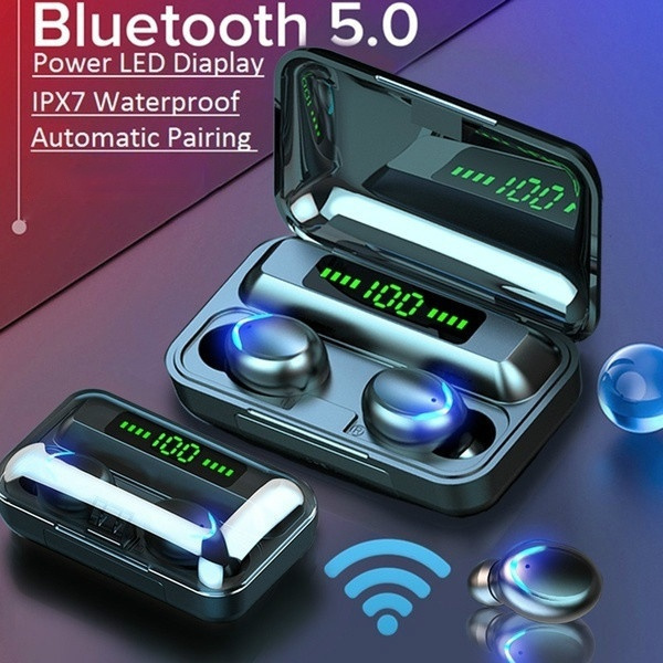 Auriculares Inalámbricos Bluetooth Impermeables Tws 9d Hifi 