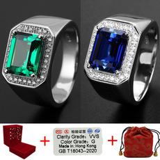 Box, gemstone jewelry, emeraldring, Blue Sapphire