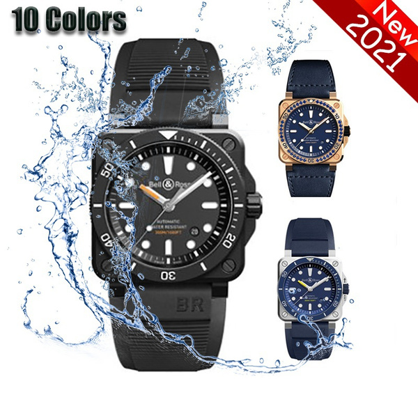 2021 New Hot Sale Bell Ross Professional Diver Watch 300m