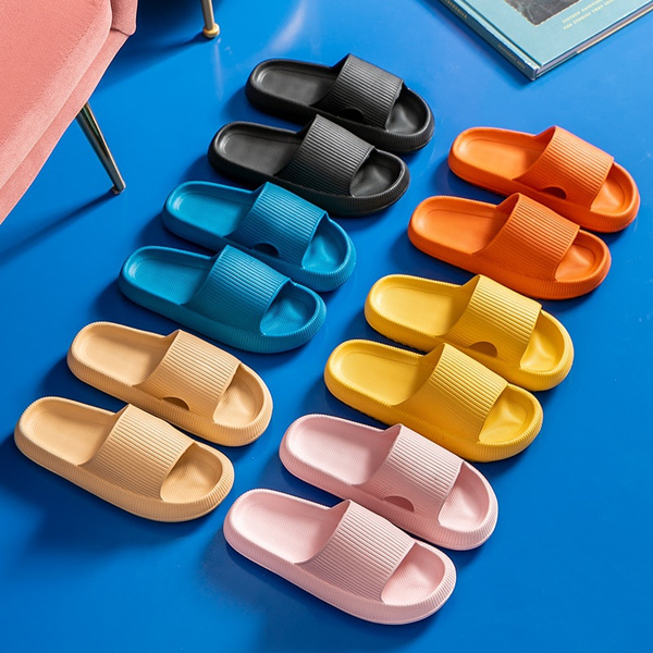 platform slipper sandals