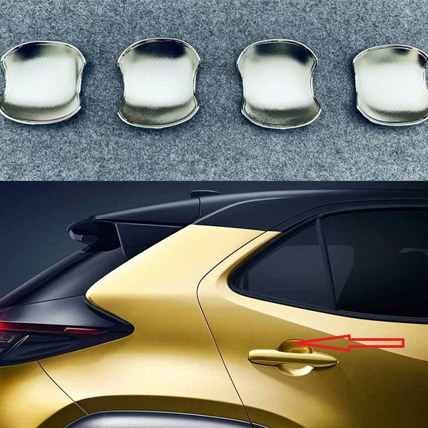 Car Accessories Car Stickers For Toyota Yaris Cross 2020 High-quality Abs  Chrome Door Handle Cover - AliExpress