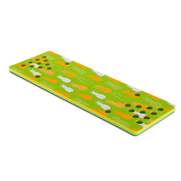 Floatation iQ HydraPong Foam Water Pool Pong Game Float Mat, Pineapple ...