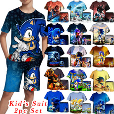 sonic, Shorts, kids clothes, Sleeve
