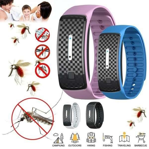 Qoo10 - Portable Electronic Mosquito Repellent Bracelet Waterproof Watch  Anti ... : Household & Bedd...