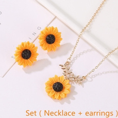 Fashion, Jewelry, Sunflowers, sunflowerpendant