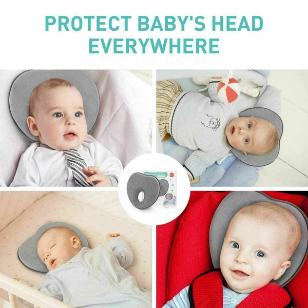 Baby heart pillow outlet flat head