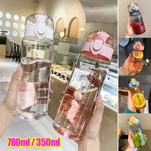 Sports Water Bottle Outdoor Travel Portable Leakproof Drinkware Plastic  Bottle