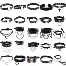 Cheap Choker Necklaces, Punk jewelry, Goth, Jewelry