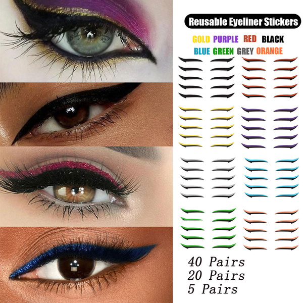 Eyeliner Sticker Double Eyelid Tape Glitter Eyeliner Eyeshadow Sticker Eye  Makeup Tool