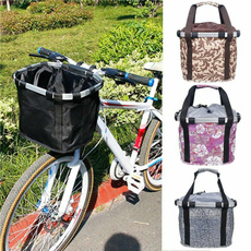 bicyclebasket, cyclingfrontbag, bicyclepetfrontcarrier, Bicycle