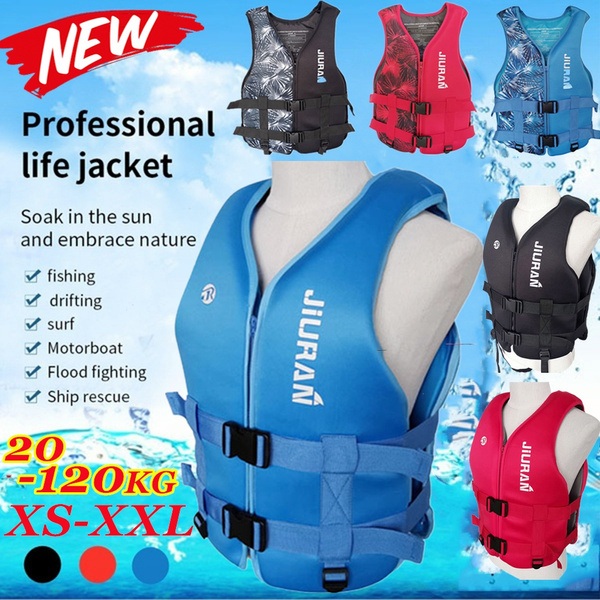 High Quality Neoprene Life Jacket Adult Kids Life Vest Water Sports Fishing  Vest Kayaking Boating Swimming Surfing Drifting Safety Life Vest