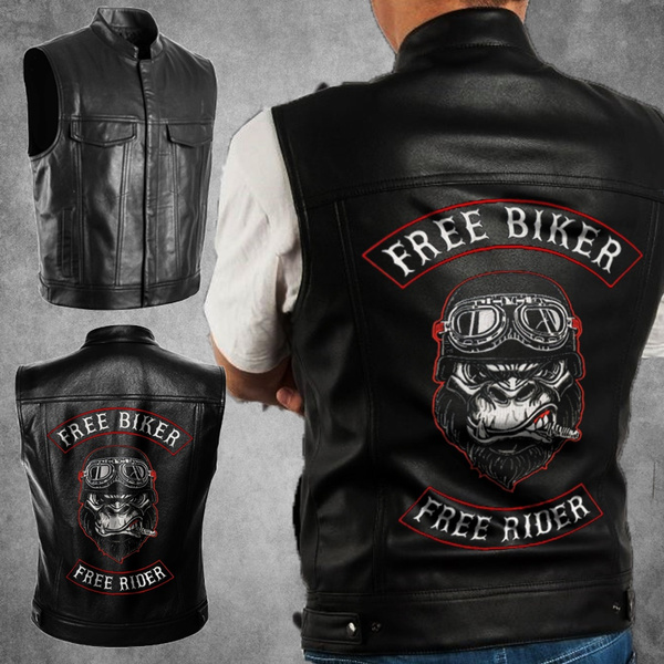 ジャケット・アウター RIDERS SYNTHETIC LEATHER VEST JACKET Alpinestars GP Plus R v4 Rideknit Leather Jacket - Helmet House