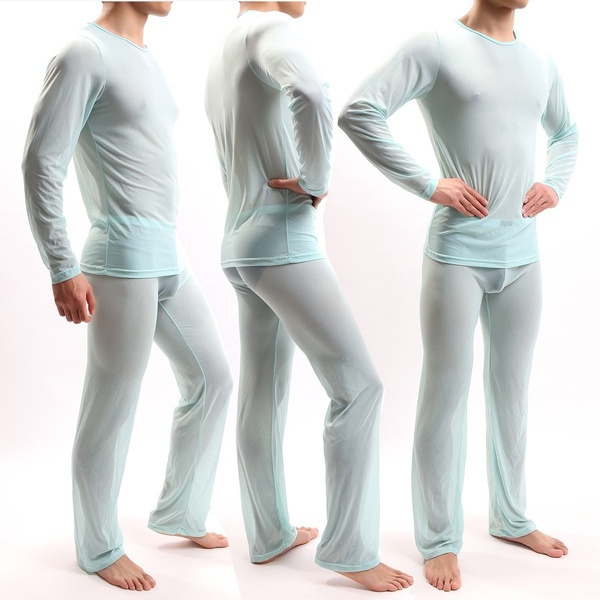 Mens see through online pyjamas