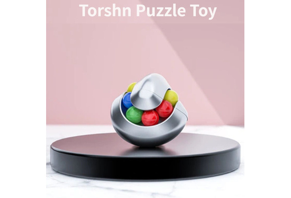 Torshn Puzzle Fun Mind-Tickling Toy for Improve Brain Rotating Cube DecompresR&A 