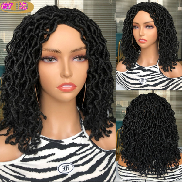  Butterfly Locs Braided Wigs For Black Women Full