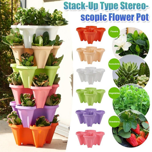 Stackable Flower Pots